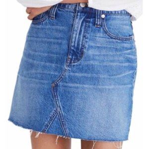 denim frisco mini skirt - leandra wash